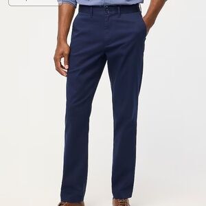 J crew straight fit flex chino navy blue 34/30
